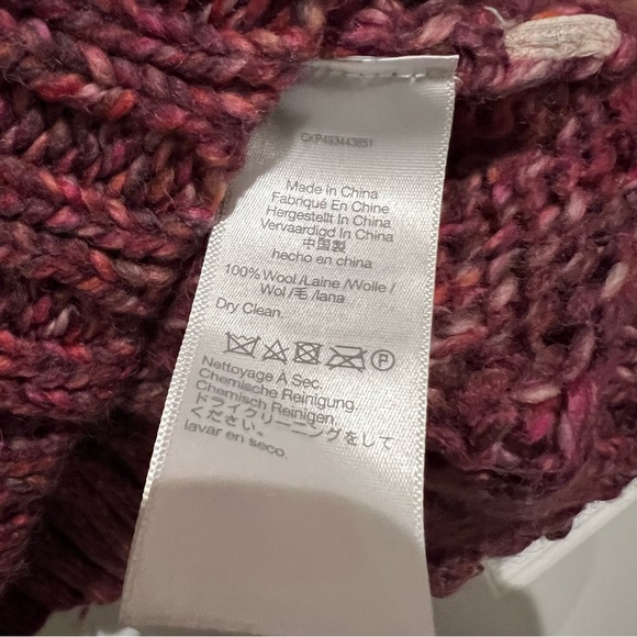 Madewell 100% Wool Marled V-Neck Sweater - Size Large - Picture 5 of 5